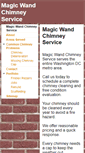 Mobile Screenshot of magicwandchimney.com